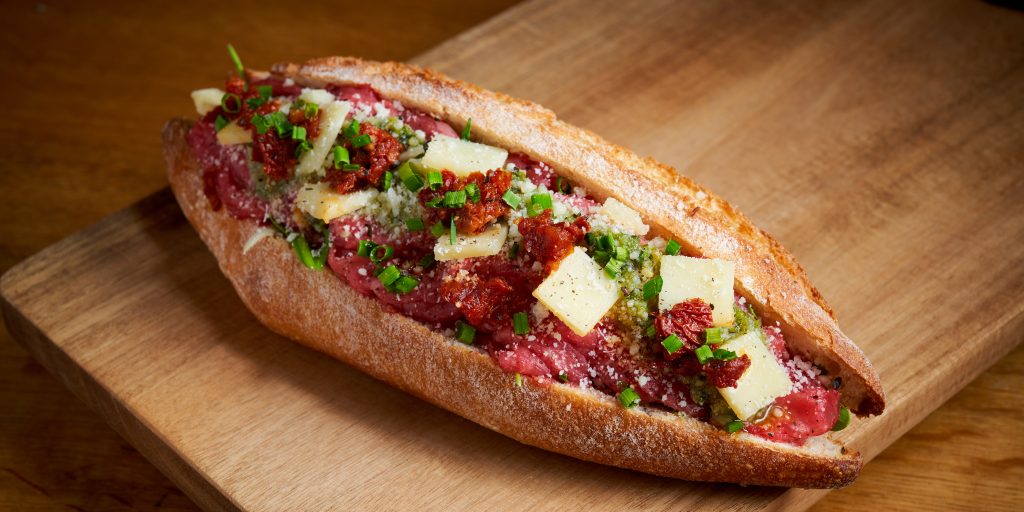 Bocadillo Carpaccio