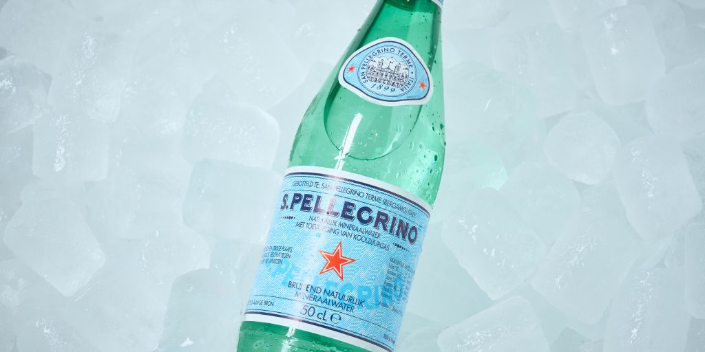 Flesje San Pellegrino water bruisend