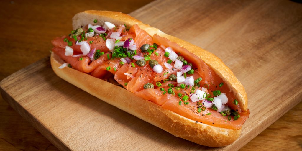 Pistoletje Gerookte Zalm