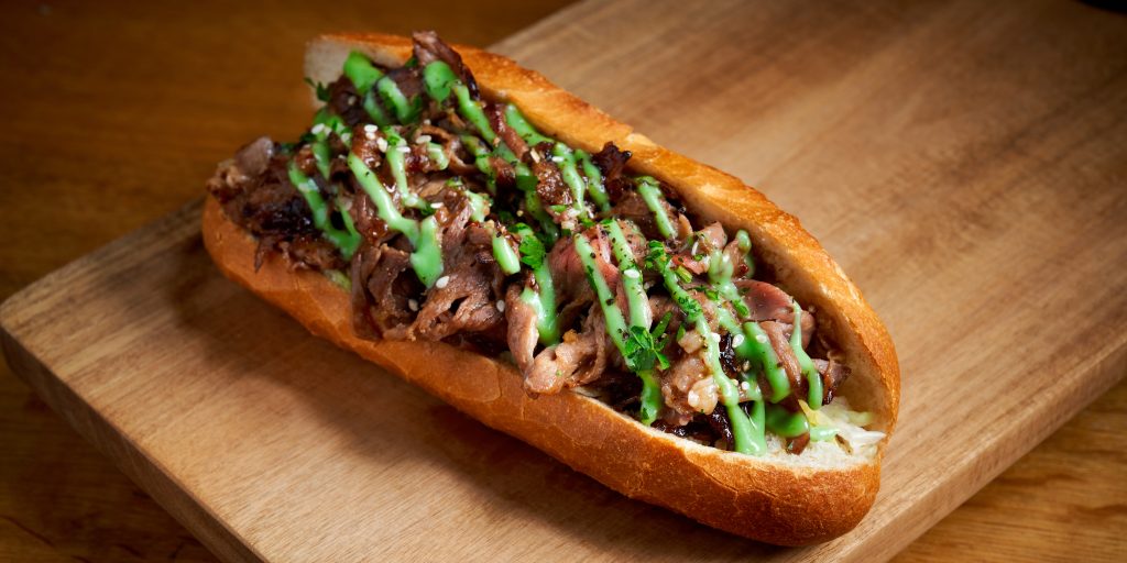 Pistoletje Steak-Teriyaki